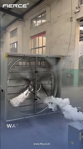 Industrial Wall Mounted Exhaust Fan and Louvers | Fierce