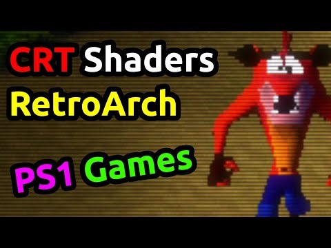 CRT Shaders in RetroArch - PS1 Games