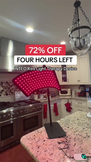 Get INTEO Red Light Therapy Device at 72% Off