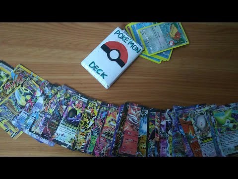 How to make POKEMON cards holder!!!