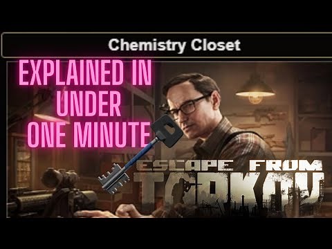 Chemistry Closet Escape From Tarkov Under A MInute Guide Shoreline Mechanic Fast #eft