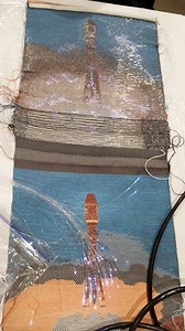 Woven Rocket Ship with Lights #WearableWednesday