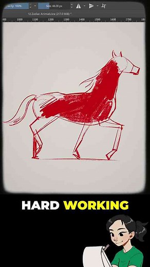 How to Draw a Horse – Chinese Zodiac Animals