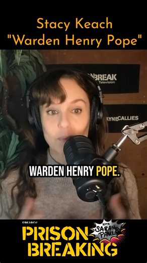 Sarah Wayne Callies | stacy. keach. warden. pope. . @prisonbreakpodcast | Instagram