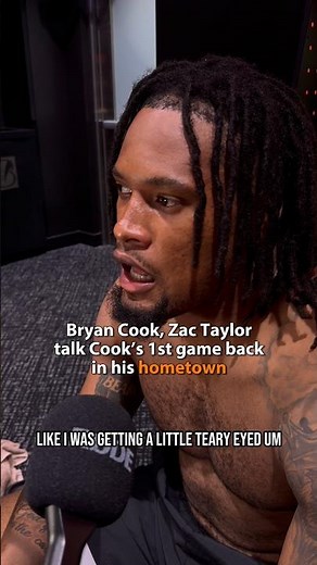 Bengals’ Bryan Cook emotional about playing for hometown again