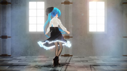 【MMD】服をお披露目するときのターン【モーション配布】