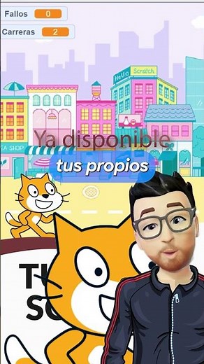 😸 FIRST STEPS TO USING SCRATCH - SPANISH TUTORIAL #short