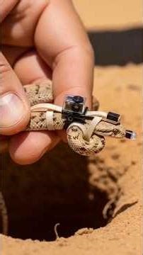 Tiny Camera on a Sand Boa – Inside the Underground Colony #shorts #shortsfeed #shortvideo #sandboa