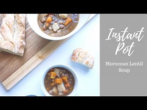 Instant Pot Moroccan Lentil Soup | Frugal, Easy Recipe