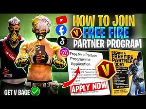PARTNER PROGRAM IS BACK FREE FIRE | HOW TO GET V BAGE IN FREE FIRE | HOW TO JOIN PARTNER PROGRAM FF