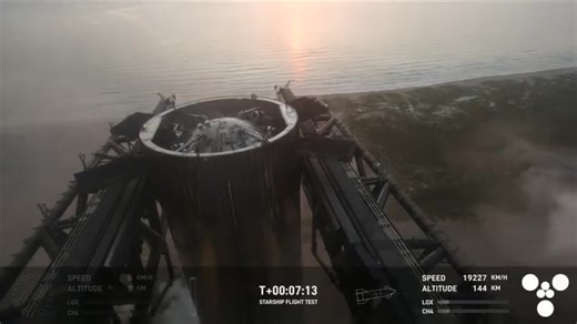 SpaceX Successfully Launches Starship 5, Achieves Midair Booster Catch Using 'Mechazilla' Arms | Belize Live News