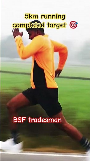 5km running completed target 🎯