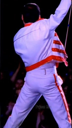 Featuring Freddie Mercury at the peak of his career #live #queen #concert #budapest #song #1986