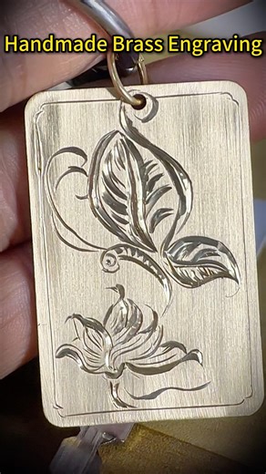 Handmade Brass Engraving #brass #art#diy
