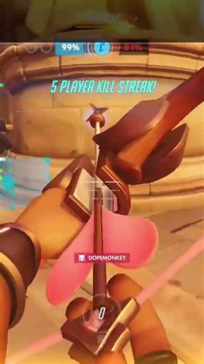 I thought the statue needed some love with an arrow 😂 #overwatch #overwatch2 #hanzo