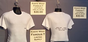 Kanye West's new t-shirt takes minimalism to Microsoft Word levels