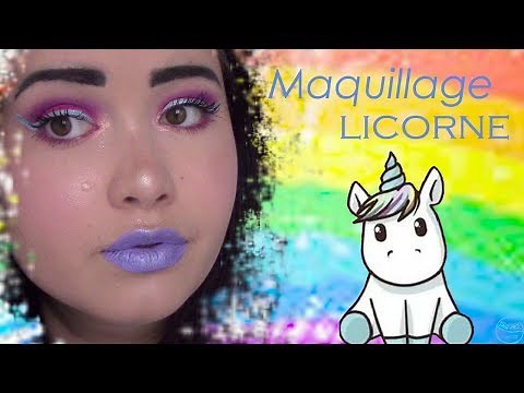Maquillage de Licorne.