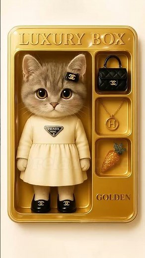 Cutest Luxury Cat Doll Unboxing🐱🎁