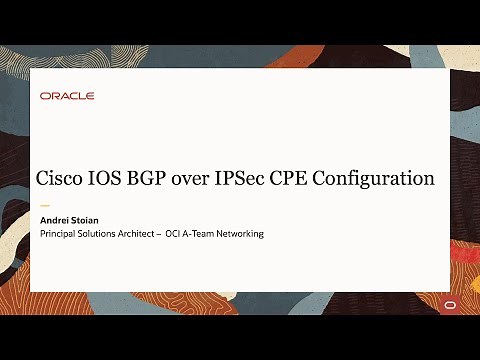 Cisco IOS BGP over IPSec CPE Configuration