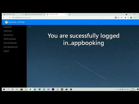 Free Python project using django with Source Code | Medical Appointment Booking System | HTML, CSS
