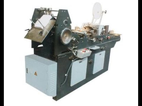 Upper double-sided adhesive envelope machine