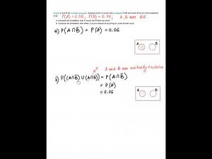 Probabilities involving two mutually exclusive events, Elementary Statistics in ALEKS