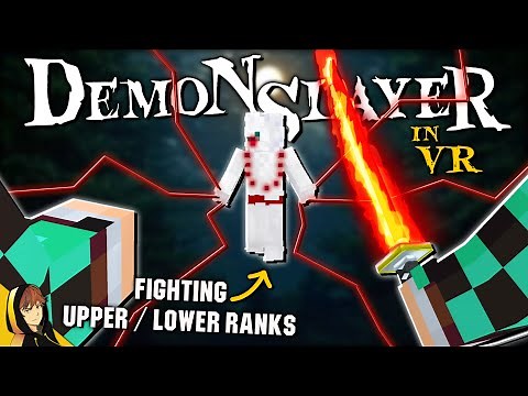 Demon Slayer Mod BUT in VR... | Minecraft [Kimetsu no Yaiba - 1.16.5 Forge]