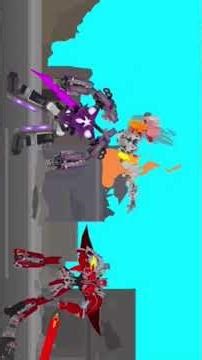 Optimus Prime vs Megatron #sticknodes #transformers