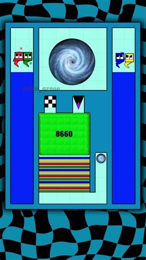 Square Race! 🟥🟦🟩🟨 #satisfying #squarerace #games #gaming #gameplay
