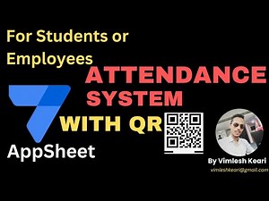 QR Code Attendance Systems in 2024 (Appsheet and Google Sheet)