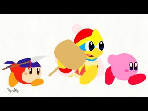 Kirby, King Dedede and Waddle Dee Are Running So Very Fast