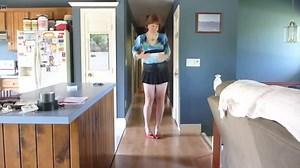 Crossdressing In Mini Skirt and High Heels