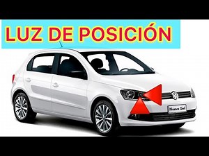 Como reemplazar luz de posición delantera VW Gol Trend 2013 2014 2015 2016
