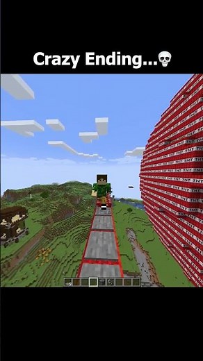 Minecraft TNT Run Meme #shorts