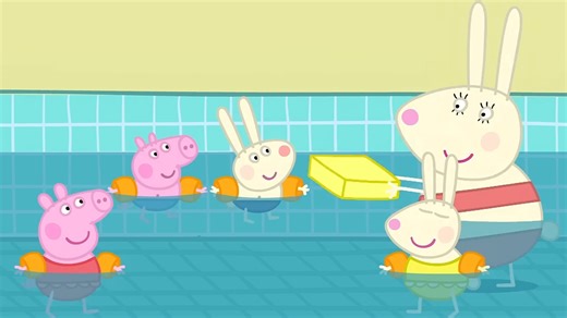 Peppa Pig小猪佩奇英文原版 - Swimming（每日更新）