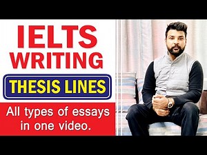IELTS WRITING THESIS LINES
