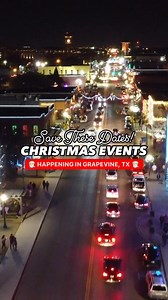🎄✨ The magic of Christmas in Grapevine is just getting started! ✨🎄 With the Carol of Lights kicking off the holiday cheer, there’s still so much to experience in the Christmas Capital of Texas! From sparkling ice rinks to festive markets and unique holiday shows, here’s your guide to what’s happening now and what’s coming up: 🎁 Happening Now: ☃️ ICE! at Gaylord Texan (ticketed) ✨ Winter Wonderland Bubbles at Hotel Vin (ticketed) 🍹 Holly Jolly Bar at Harvest Hall (free!) 🎅 Main Street Santa 