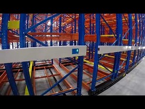 Heavy Duty Mobile Racking with floor rail