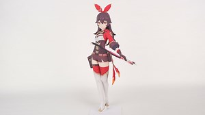 Genshin Impact Amber Paper Craft