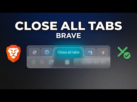 How To Close All Tabs In Brave Browser On Android