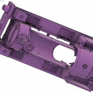 Uploading and then splitting a STEP file.
