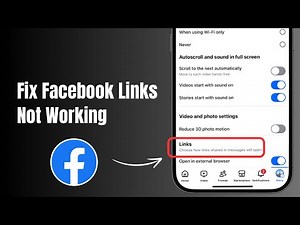 How to Fix Links Not Working on Facebook (2026)