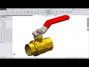 Solidworks tutorial | Sketch Ball Valve in Solidworks