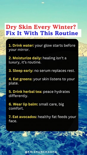 7.3K views · 13 reactions |  Dry Skin Every Winter? Fix It With This Routine ❄️ #dryskin #skincare #winter #winterfashion #dailyroutine #fblifestyle #viralvideochallenge | Krishan Kumar | Facebook