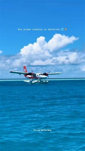 231K views · 4.6K reactions | Sea plane landing in Maldives. ️ | Yousuf OnThe Way | Facebook