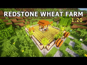 Minecraft: Wheat Farm House Tutorial | Bedrock Java | Aesthetic Build [1.20]