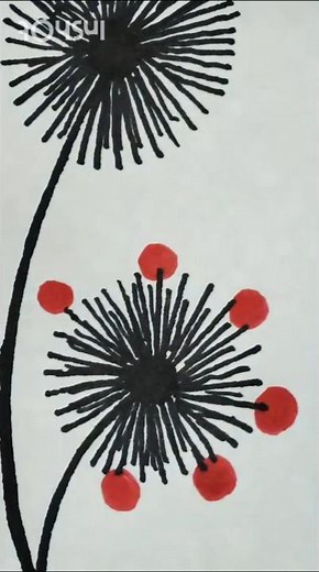 dandelion flowers drawing