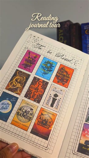 reading journal tour ✨️📖 amo como poco a poco lo voy llenando 💕 #booktok #readingjournal #books