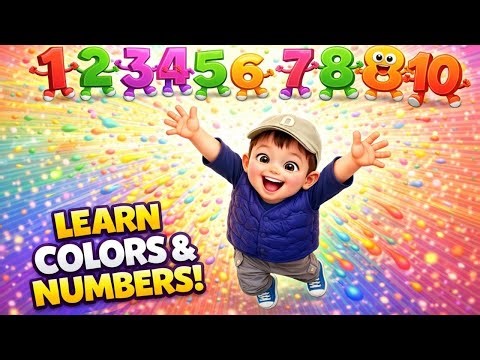 Colors and Numbers Song | Count 1–10 & Move Your Body!