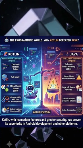 Why Kotlin Ate Java Alive 🤯 #programming #kotlin